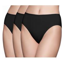 Kit com 3 Calcinha Cintura Alta Reforçada Liz - Ref. 50231