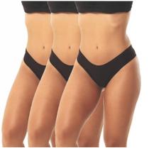 Kit com 3 Calcinhas Absorvente/Menstrual Lucitex 6479 Fluxo Médio Kit com 3 Calcinhas Absorvente/Menstrual Lucitex 6479 Fluxo Médio
