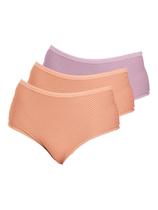 Kit com 3 Calcinhas Alta Dilady 203203 Plus Size Kit com 3 Calcinhas Alta Dilady 203203 Plus Size