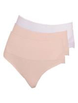 Kit com 3 Calcinhas Alta Hope 33110 Colorido