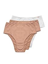 Kit com 3 Calcinhas Alta Hope 33860 Colorido