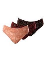 Kit com 3 Calcinhas Alta Olimpo Demillus 26639 Colorido Kit com 3 Calcinhas Alta Olimpo Demillus 26639 Colorido