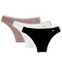 Kit com 3 Calcinhas Biquiní Cotton - DelRio