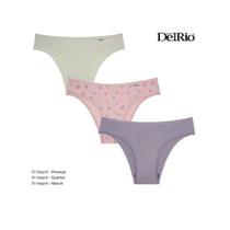 Kit Com 3 Calcinhas Biquíni DelRio - Ref. 51364
