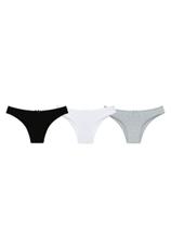 Kit com 3 calcinhas biquíni malwee 1000090635 Kit com 3 calcinhas biquíni malwee 1000090635