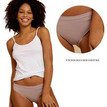 Kit Com 3 Calcinhas Biquini Microfibra Sem Costura C04404 Trifil