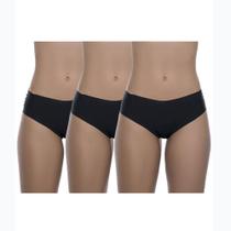 Kit com 3 Calcinhas Boneca BR Lingerie 1149 Corte à Laser