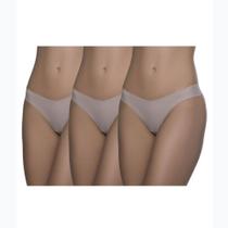 Kit com 3 Calcinhas Fio Dental BR Lingerie 1148 Chocolate Kit com 3 Calcinhas Fio Dental BR Lingerie 1148 Chocolate