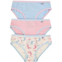 Kit com 3 Calcinhas Infantil Juvenil Cotton DelRio Algodão Conforto Kit com 3 Calcinhas Infantil Juvenil Cotton DelRio Algodão Conforto