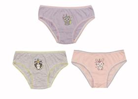 Kit Com 3 Calcinhas Infantil Princesa / Floresta Nº 4 Ao 10