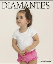 kit com 3 Calcinhas Infantil turma da Mônica - Diamantes Lingerie