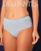 Kit com 3 Calcinhas Pala Larga de Microfibra na Caixa AD da Marca Diamantes