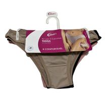 Kit com 3 Calcinhas Tanga Microfibra