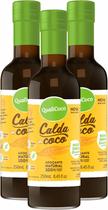 Kit Com 3 - Calda de Coco Vegana 250ml Qualicoco Kit Com 3 - Calda de Coco Vegana 250ml Qualicoco