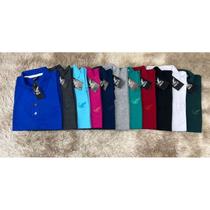 kit com 3 camisa masculina Gola Polo piquet ROBLES P/M/G/GG