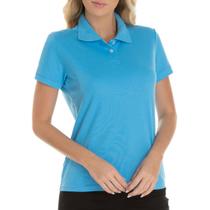 Kit Com 3 Camisas Polo Feminina Camiseta Gola