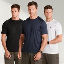 Kit Com 3 Camiseta Lupo Fitness Academia exercício funcional Masculina.
