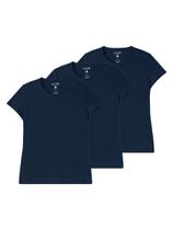 Kit com 3 Camisetas Feminina Malwee 1000004499