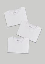 Kit Com 3 Camisetas Femininas Básicas