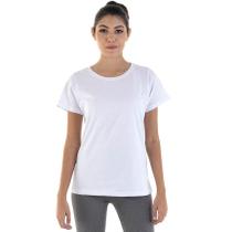 Kit Com 3 Camisetas Femininas Manga Curta 100% algodão - Branca e Preta
