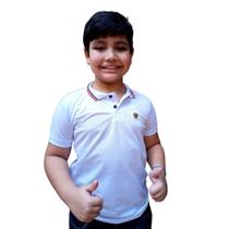 Kit com 3 Camisetas Gola Polo Infantil Pronta Entrega Infanto Juvenil 1 a 14 anos - Daeli Kids