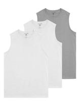 Kit com 3 Camisetas Masculina Regata Malwee 1000004421 Kit com 3 Camisetas Masculina Regata Malwee 1000004421