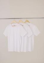 Kit Com 3 Camisetas Masculinas Básicas Slim