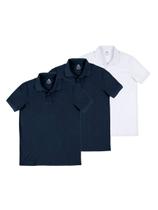 Kit com 3 Camisetas Polo Masculina Hering N3a7