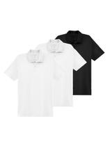 Kit com 3 Camisetas Polo Masculina Malwee 1000004425