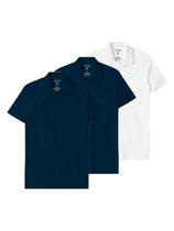 Kit com 3 Camisetas Polo Masculina Malwee 1000004429