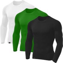 Kit com 3 Camisetas Térmicas UV Proteção Solar Masculina