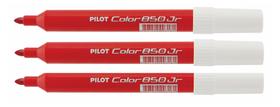 Kit com 3 Caneta Hidrografica Color 850 Jr Vermelha Pilot Kit com 3 Caneta Hidrografica Color 850 Jr Vermelha Pilot