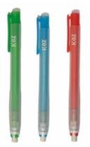 Kit com 3 Canetas Borracha Várias Cores Sortidas Apaga Desenhos Kit com 3 Canetas Borracha Várias Cores Sortidas Apaga Desenhos