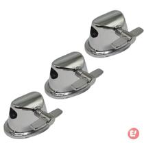 Kit Com 3 Canoa Para Surdo Ou Tom Com Clamp Tipo Garfo Turbo