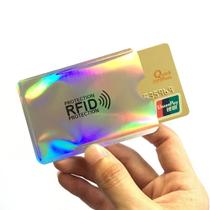 Kit com 3 Capinhas Protetora Cartão De Crédito Aproximação Anti Furto Rfid - Protect