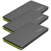 Kit com 3 - Carregador Portátil Slim 10000mah Pineng Pn-951 Com 2 USB Original Cor Preta Kit com 3 - Carregador Portátil Slim 10000mah Pineng Pn-951 Com 2 USB Original Cor Preta