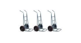 Kit com 3 carro armazém 300 kg - pneu câmara - metalpama Kit com 3 carro armazém 300 kg - pneu câmara - metalpama
