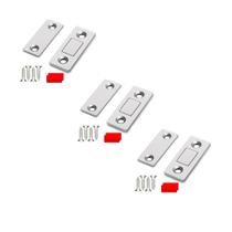 Kit com 3 Chapinhas Magnéticas para Fechar Portas de Armário