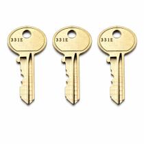 Kit com 3 Chaves de Reposição Rolvyns 405E para Fechaduras HON Kit com 3 Chaves de Reposição Rolvyns 405E para Fechaduras HON