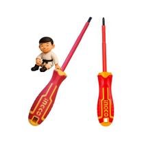 Kit com 3 chaves isoladas 1000v vde ingco fenda e phillips