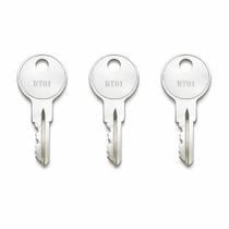 Kit com 3 Chaves Rolvyns BT17 para Fechaduras Tuff Shed BT01-BT40 Kit com 3 Chaves Rolvyns BT17 para Fechaduras Tuff Shed BT01-BT40