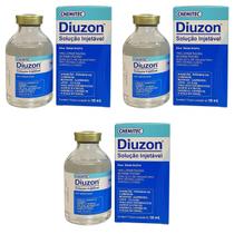 Kit com 3 chemitec diuzon solução injetável 50ml