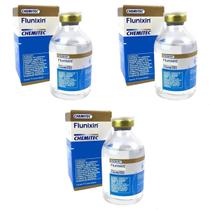 Kit com 3 chemitec flunixin injetável 100ml Kit com 3 chemitec flunixin injetável 100ml