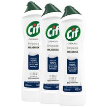 Kit com 3 Cif Cremoso Limpeza Milagrosa 450ml