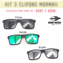 Kit Com 3 Clipons Exclusivo Mormaii Swap Ng 6097 / 6098