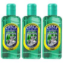 Kit com 3 Coala Limpador Perfumado Concentrado 120ML Capim Limão