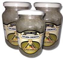 Kit com 3 Cocada Cremosa no Pote - Autêntica do interior - Schmidt Kit com 3 Cocada Cremosa no Pote - Autêntica do interior - Schmidt