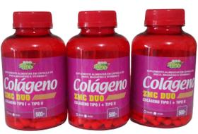 Kit Com 3 Colágeno Z M C Duo Tipo I E Ii 100 Cápsulas X3 - Biovitas