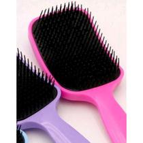 Kit com 3 conjuntos de escovas modelo raquete para cabelo almofada resistente