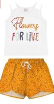 Kit com 3 Conjuntos Feminino Infantil Rovitex Tamanho 4